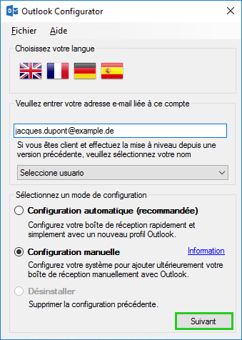 Configurer Microsoft Exchange 2013 Dans Outlook 2016 2019 Sans Autodiscover Ionos Assistance