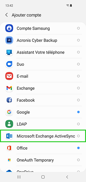 configurer un compte de messagerie professionnelle sur les appareils android ionos assistance