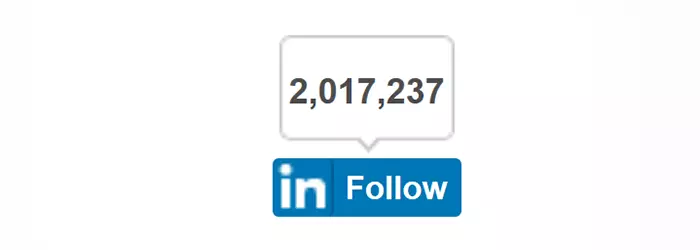 Le bouton Follow Company de LinkedIn pour les entreprises