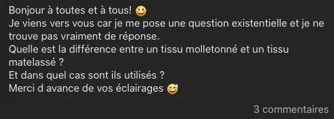 Impression Écran : Après des recherches infructueuses, un membre fait appel à la communauté du forum.