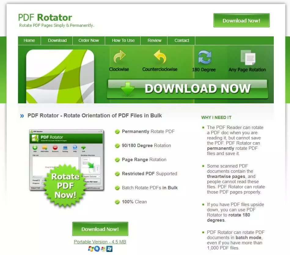 PDF Rotator : pivoter et enregistrer un fichier PDF