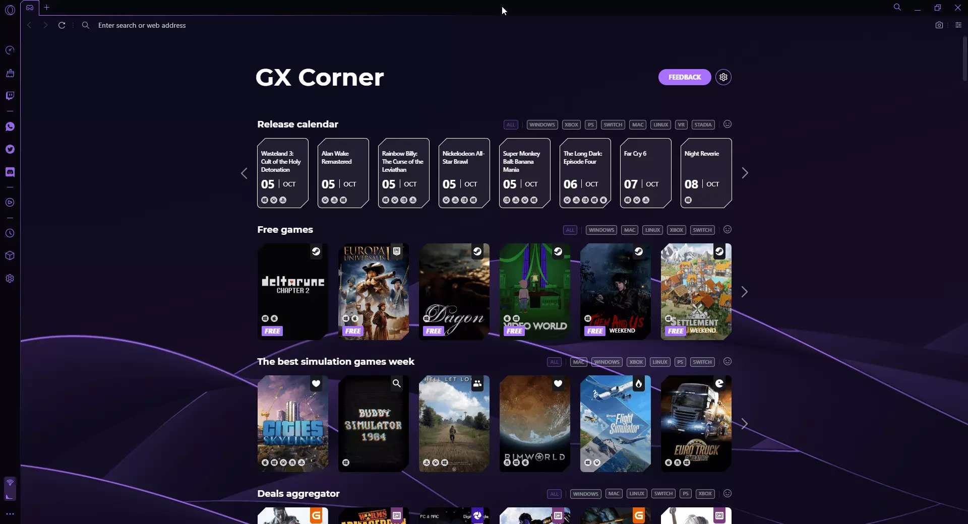 Opera GX : vue d’ensemble pour les gamers