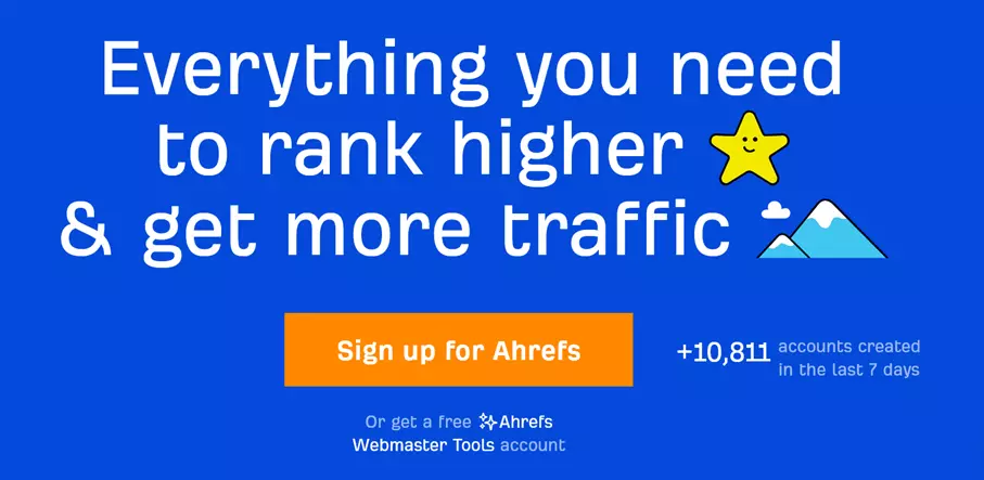 Site Internet d’Ahrefs