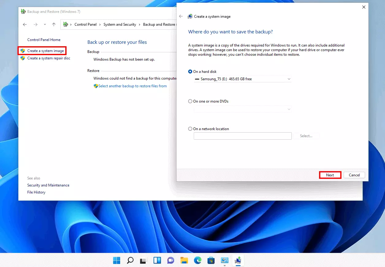 Windows 11 : créer une image système