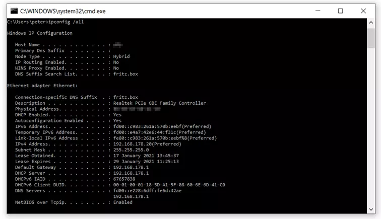 Vider le cache DNS