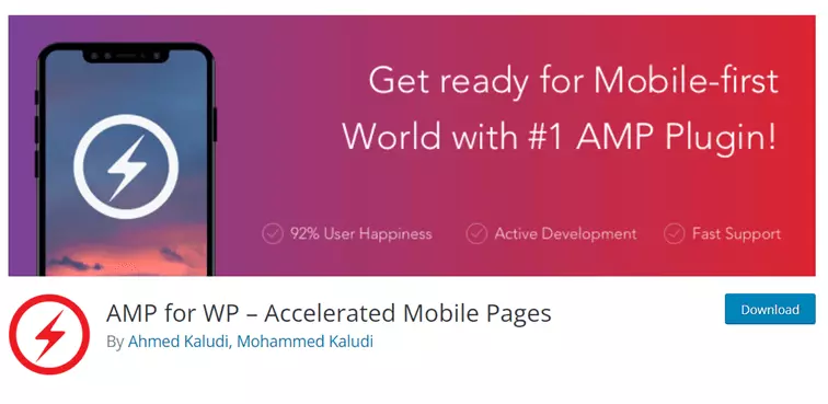 AMP for WP par Ahmed and Mohammed Kaludi