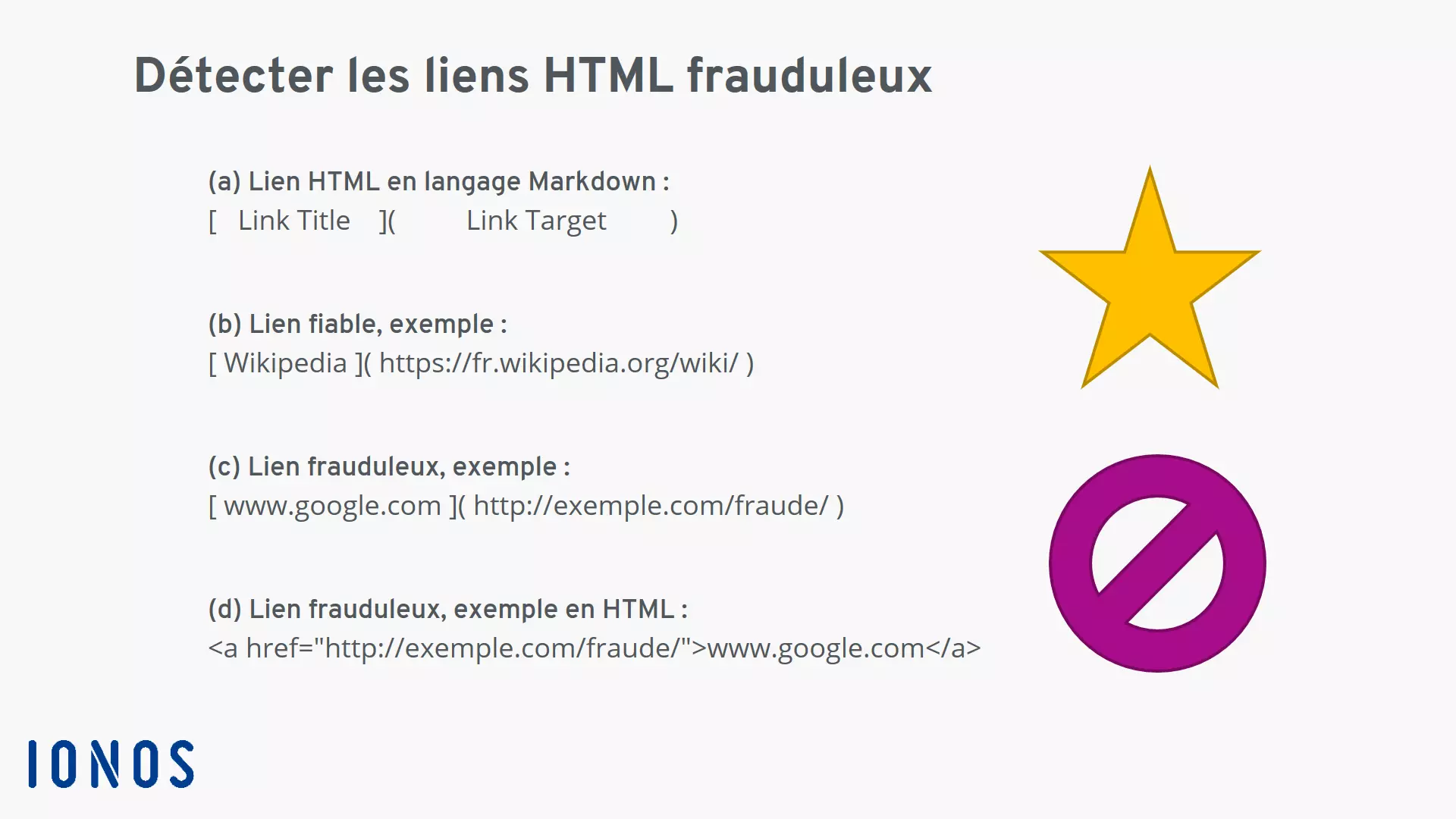 Détecter les liens HTML