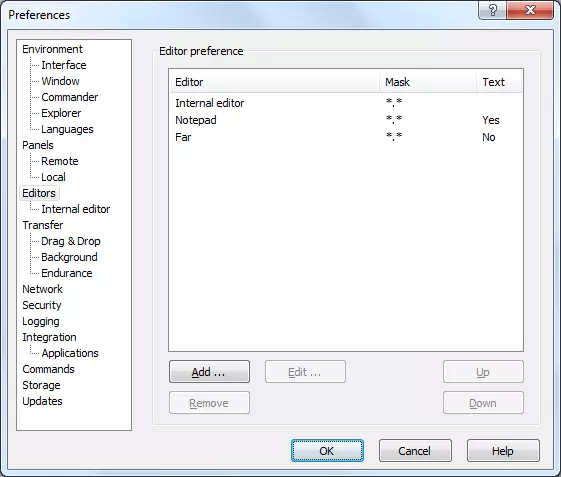 WinSCP soutient en effet l’intégration d’éditeurs externes comme Eclipse ou Notepad++