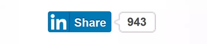 Le bouton Share de LinkedIn