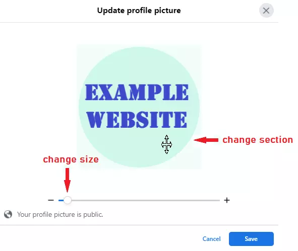 Adapter le cadrage d’une photo sur Facebook