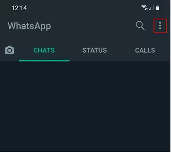 WhatsApp : trois points pour accéder au menu