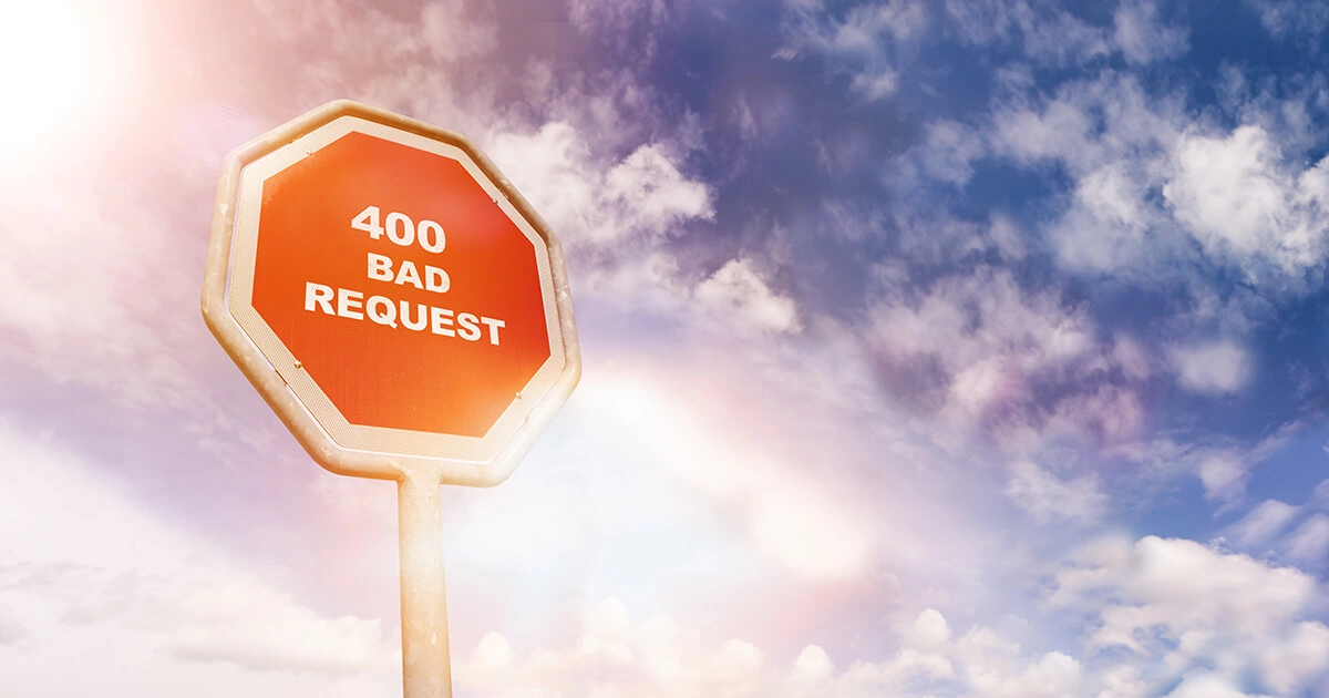 HTTP 400 : Bad Request en clair