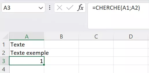 Recherche de répétitions avec la fonction CHERCHE d’Excel