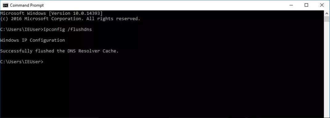 Windows 10 : flush DNS via l’invite de commandes