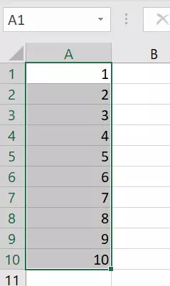 Excel numérote automatiquement les lignes