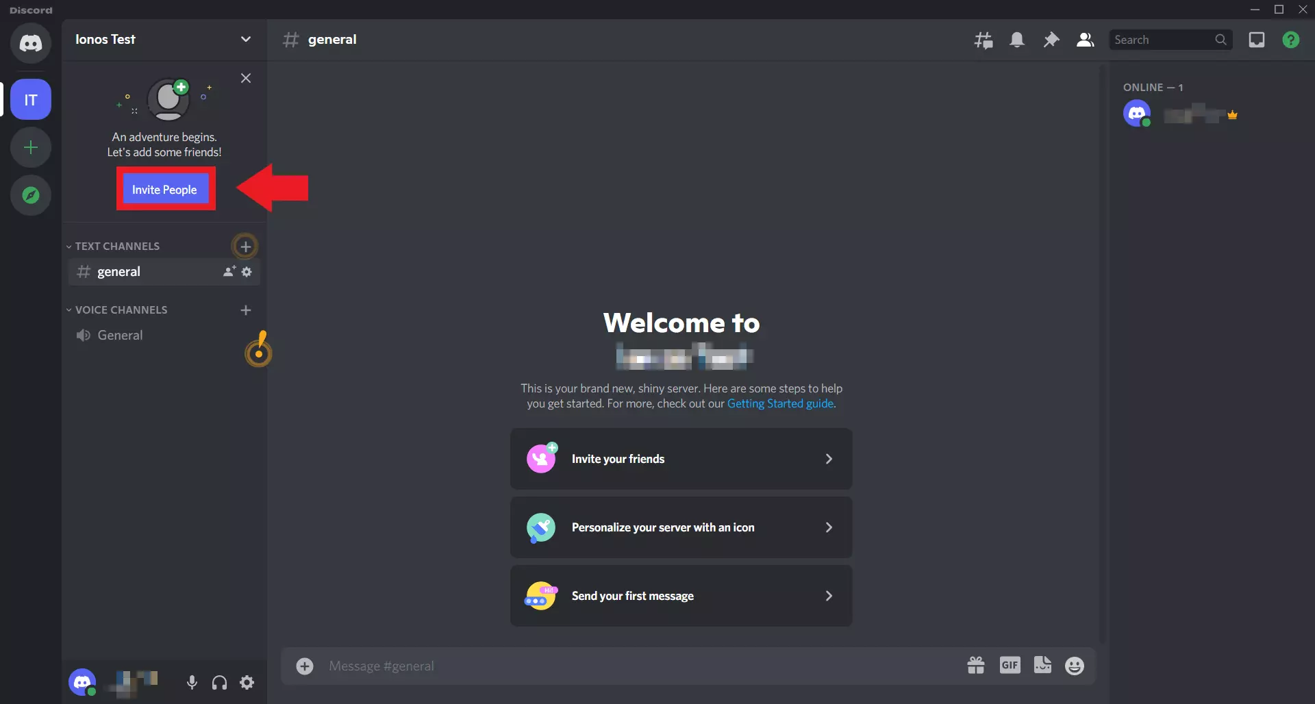 Vous pouvez maintenant inviter vos amis Discord ou les utilisateurs d’autres serveurs Discord