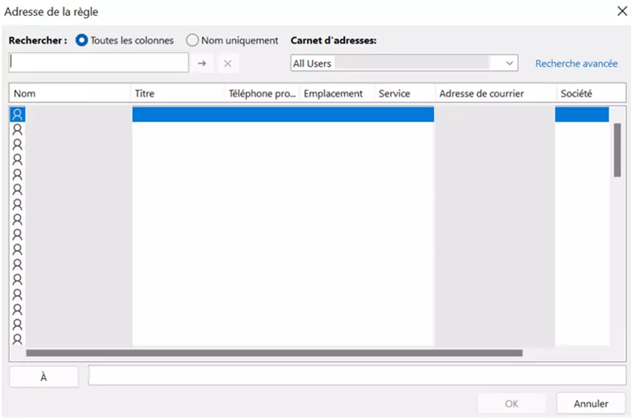 Outlook 365 : Assistant Gestion des messages et le carnet d’adresse