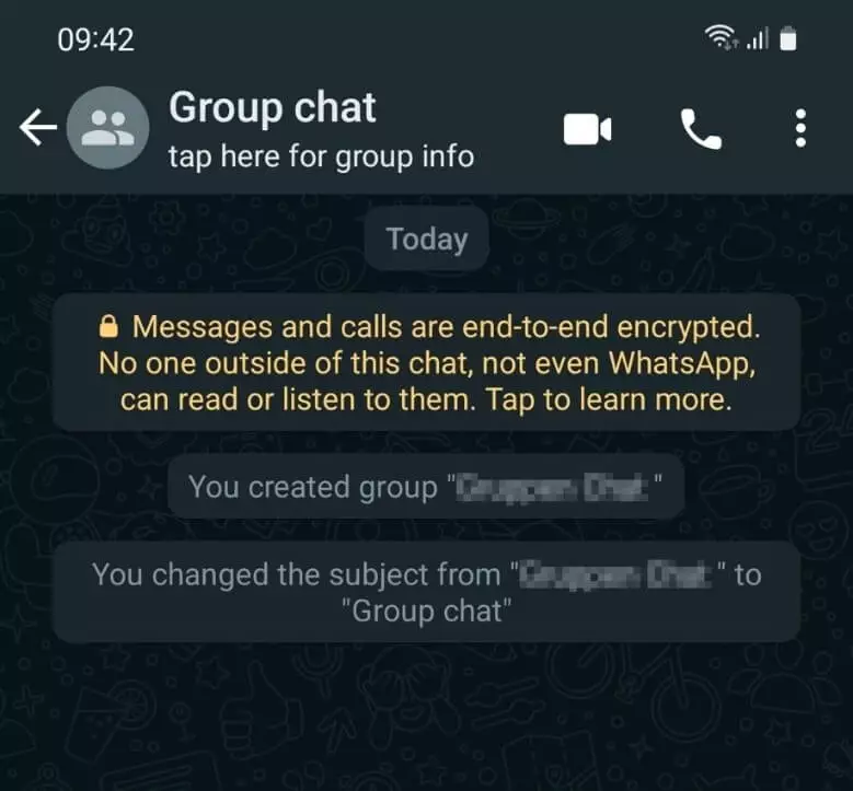 WhatsApp : discussion de groupe