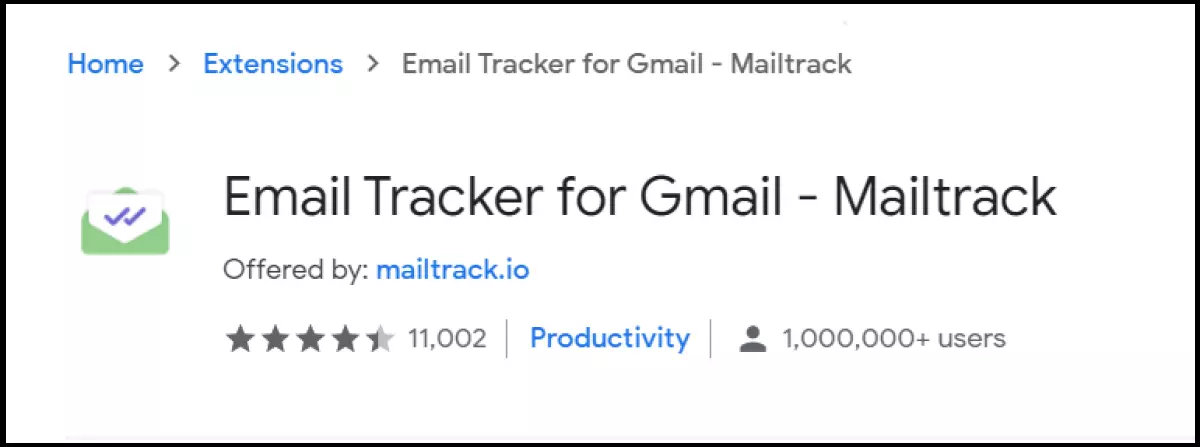 Mailtrack offre des accusés de réception et suit les activités des emails envoyés