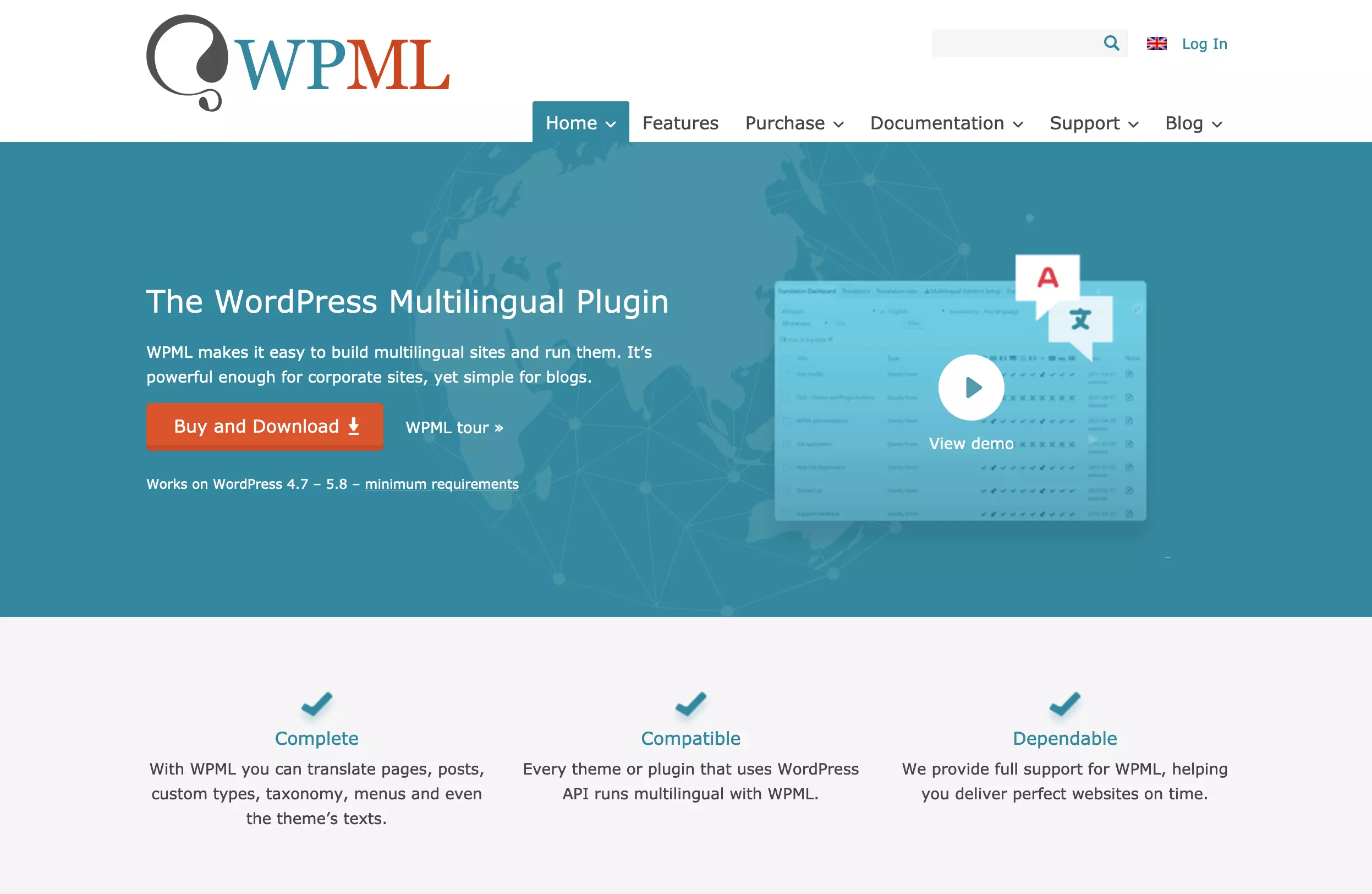 Site du plugin WordPress WPML