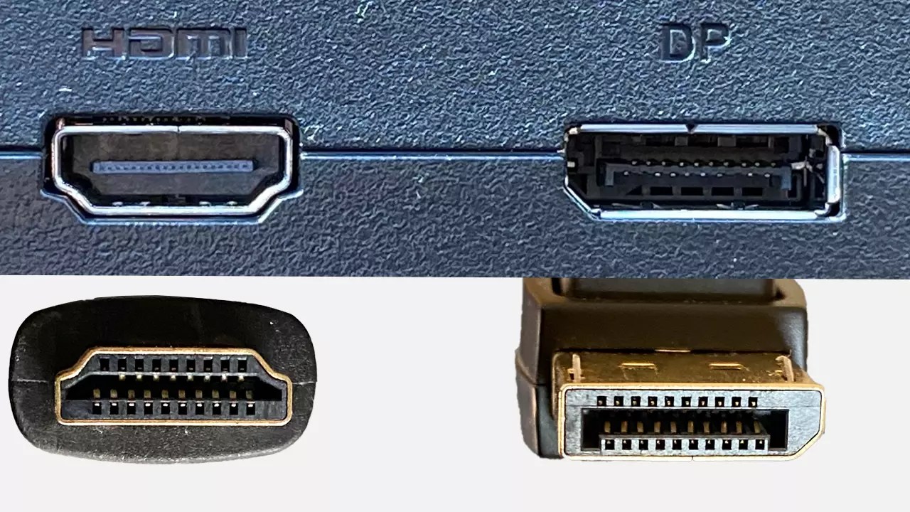 Les prises et connecteurs HDMI et Displayport