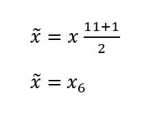 Calcul de médiane : exemple avec un nombre impair de valeurs