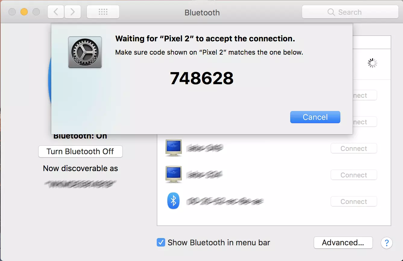 Jumelage Bluetooth sous macOS