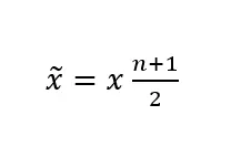 Formule de médiane pour un effectif impair de valeurs