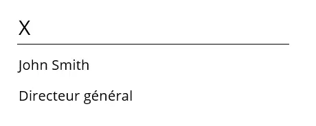 Ligne de signature dans Word