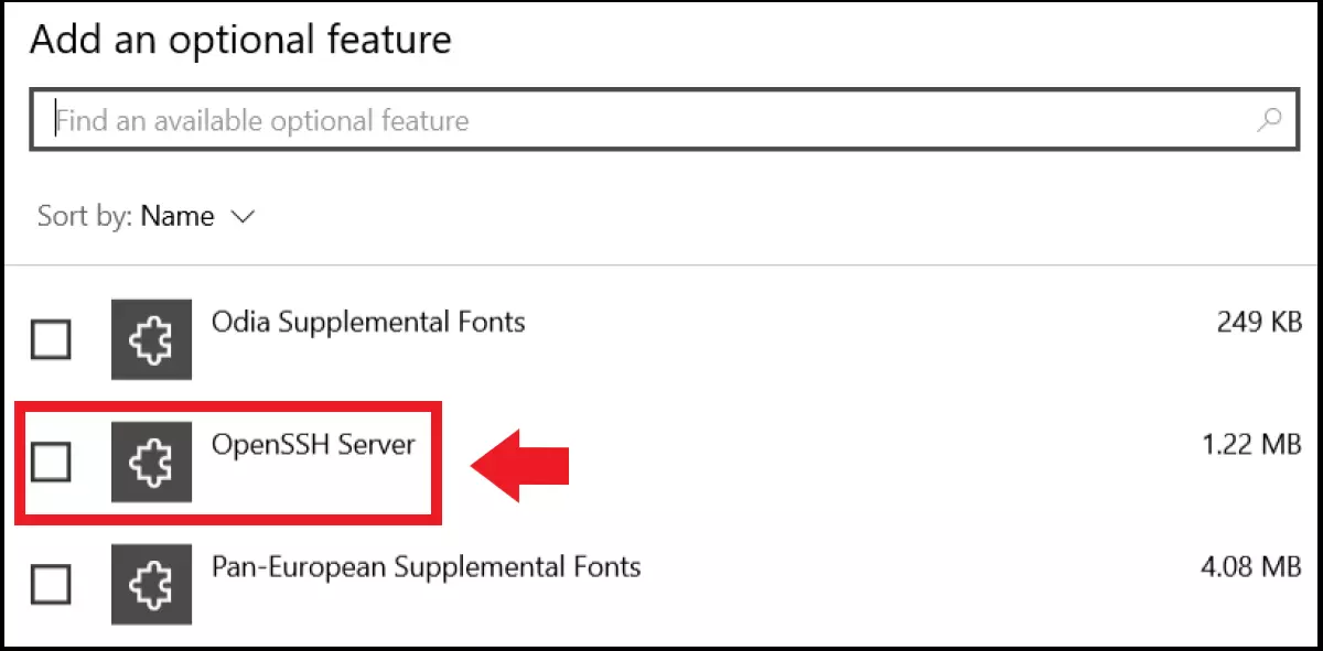 L’installation d’un serveur OpenSSH sur Windows