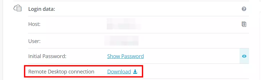 Compte client IONOS : données d’accès et configuration à distance