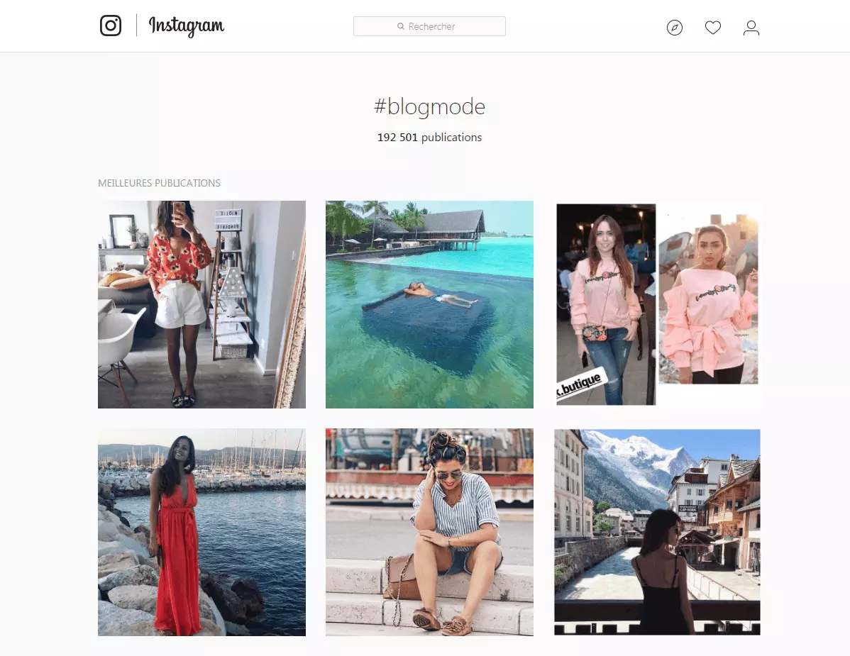 Résultats de recherche pour le hashtag #blogmode sur Instagram