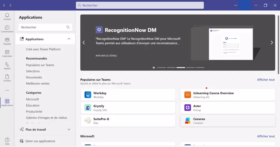 Présentation de Microsoft Teams