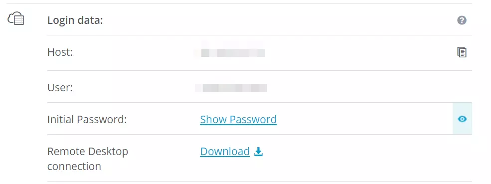 Compte client IONOS : configuration à distance