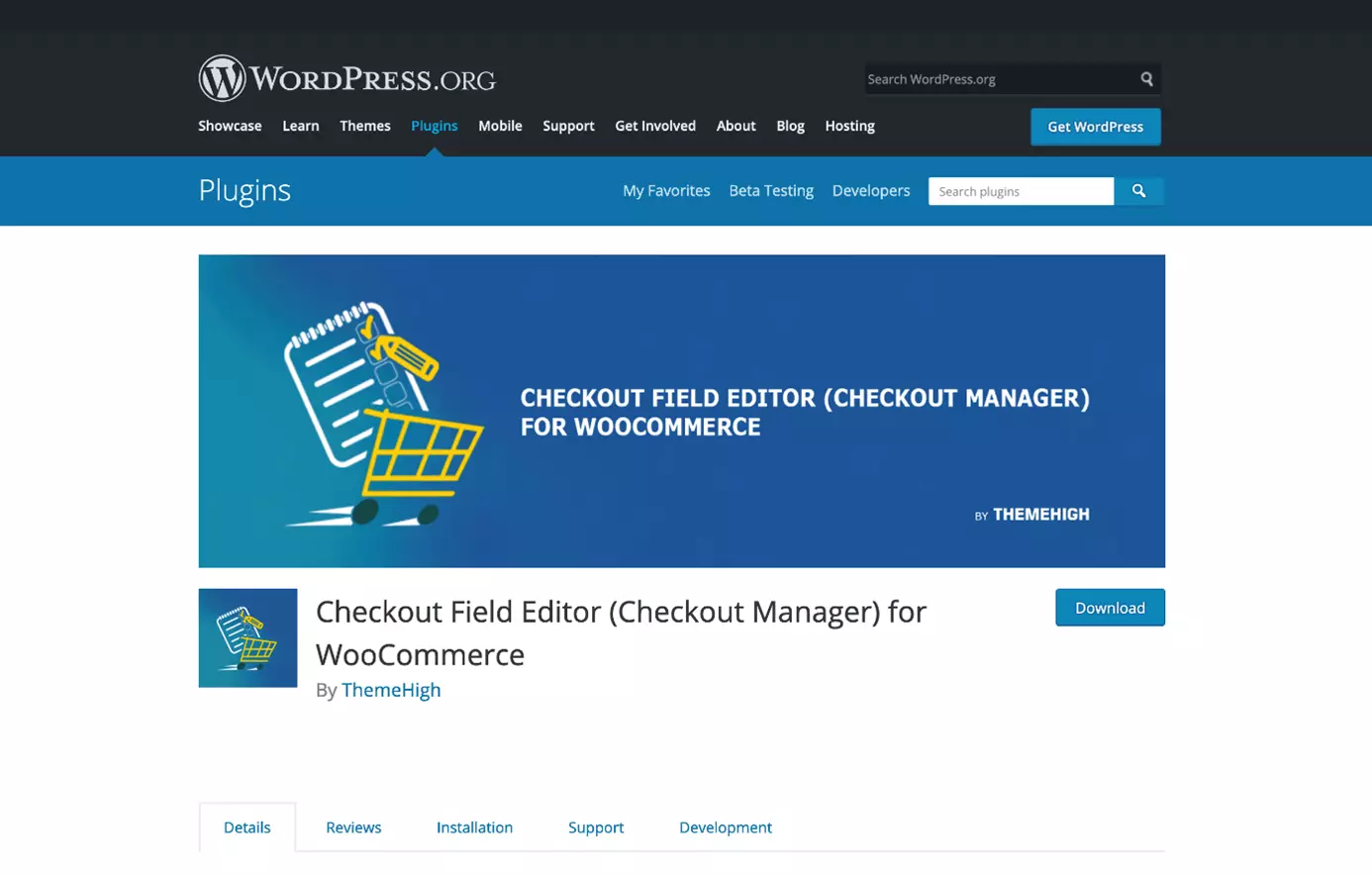 Checkout Field Editor pour WooCommerce sur WordPress.org