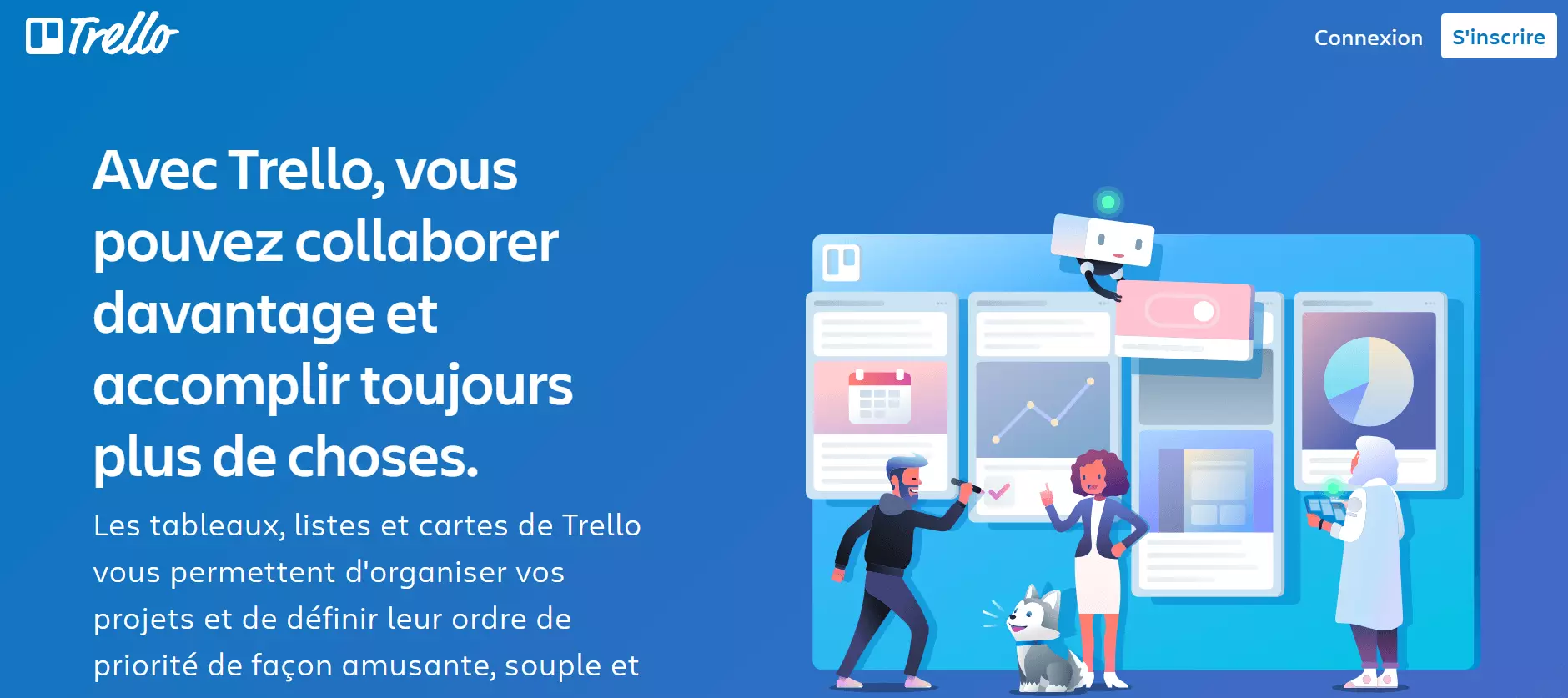 Site Web de l’application Trello