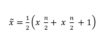 Formule de médiane pour un effectif pair de valeurs