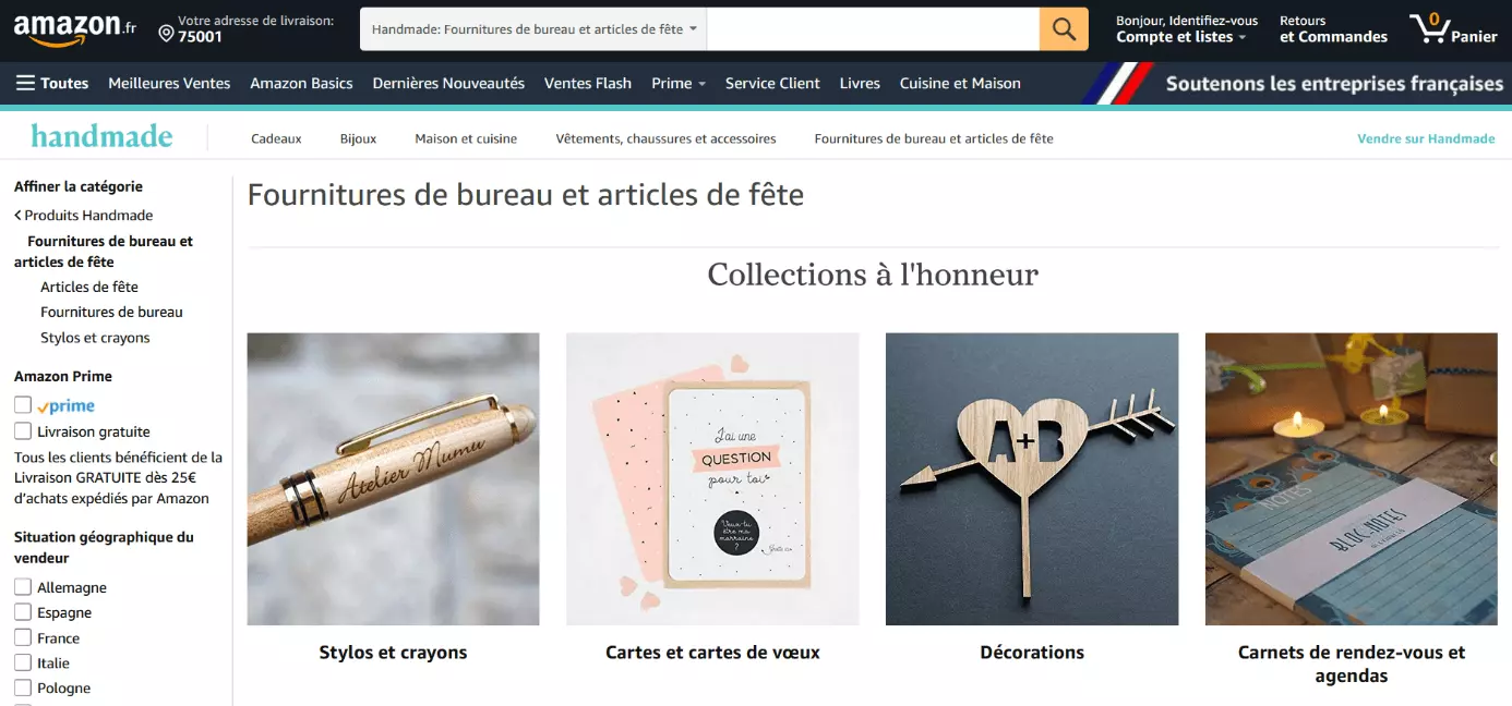 Catégorie « Décoration d’intérieur » sur Amazon Handmade