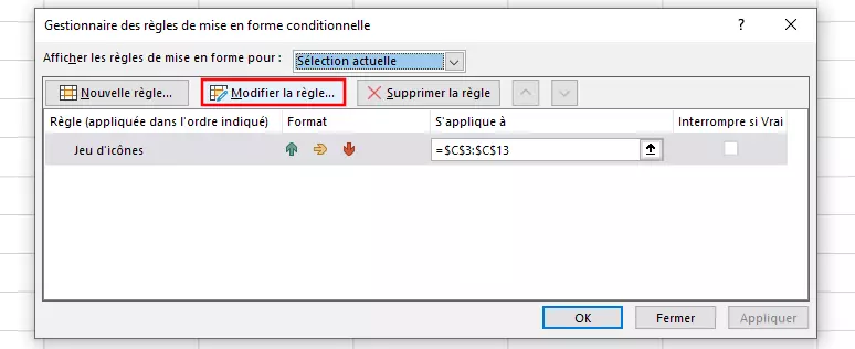 Excel : mise en forme conditionnelle