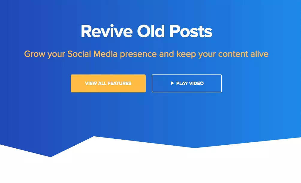 Bas de page de Revive Social