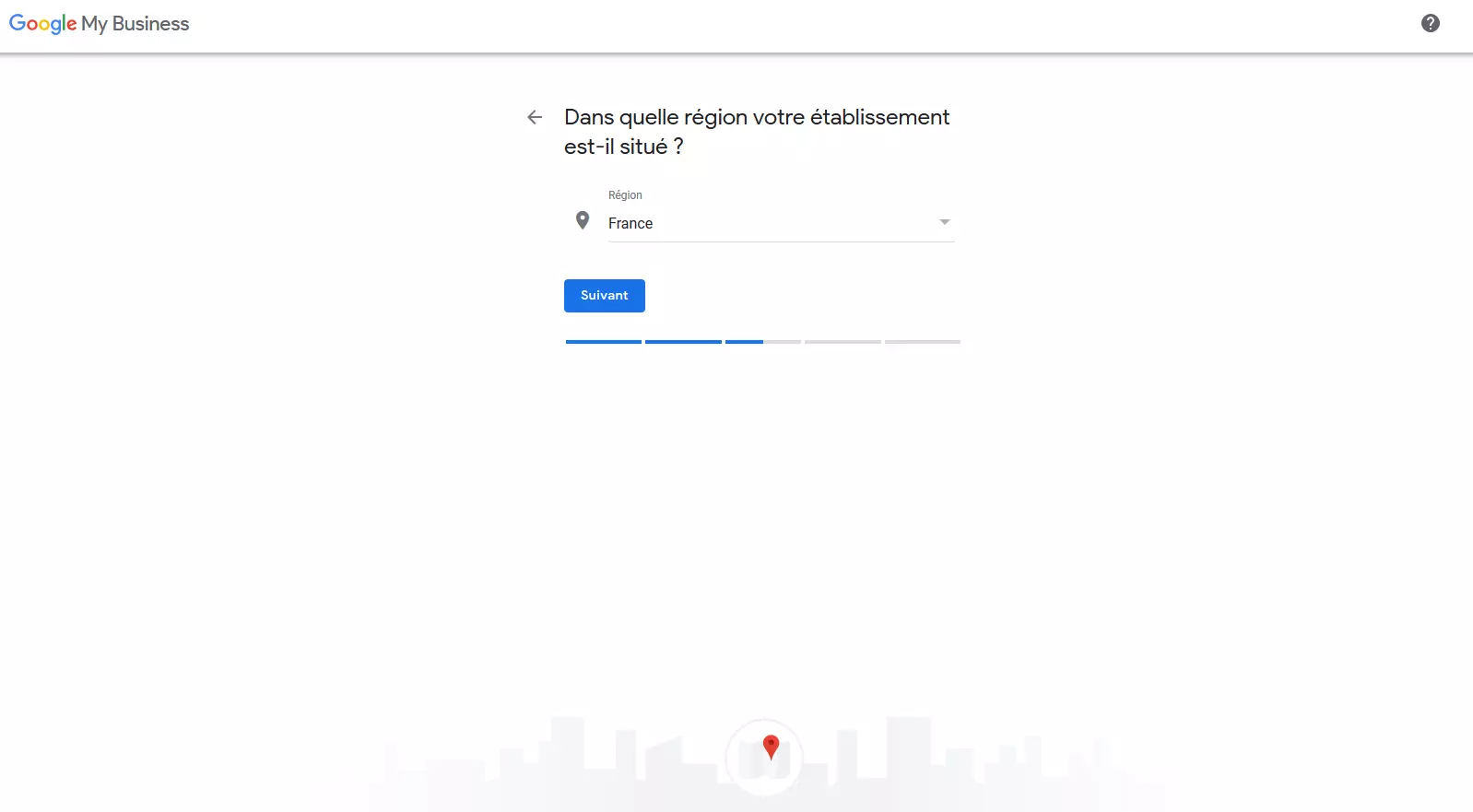 Google My Business : choix de la zone/région de votre entreprise
