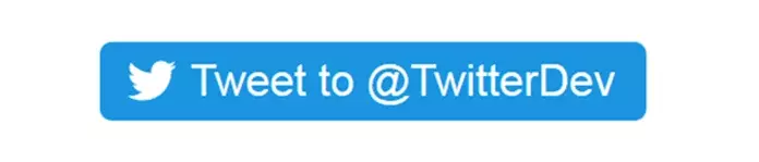 Le bouton Mention du plugin Twitter