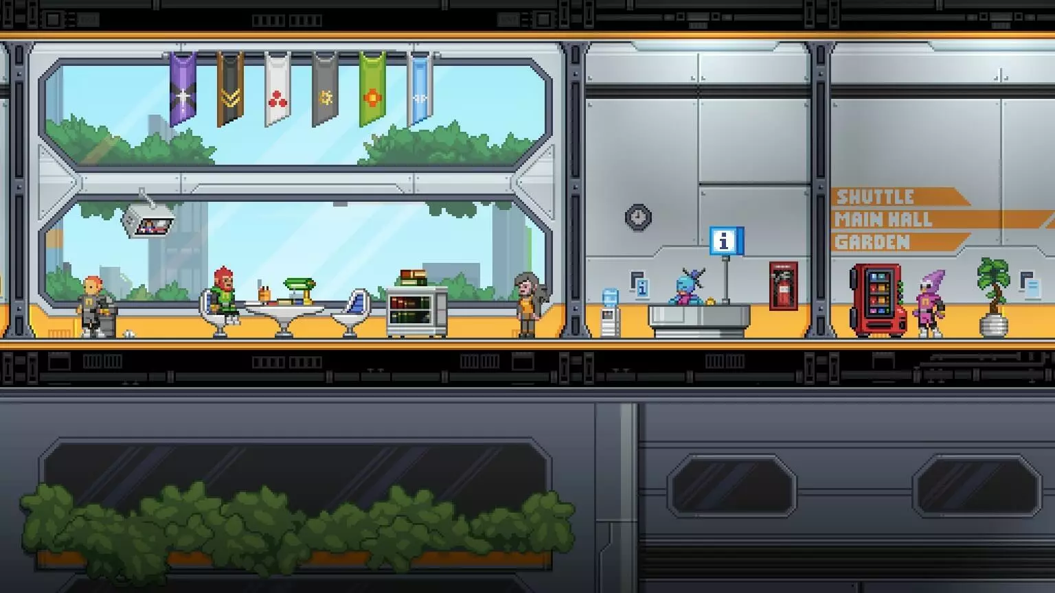 Scène de jeu dans Starbound