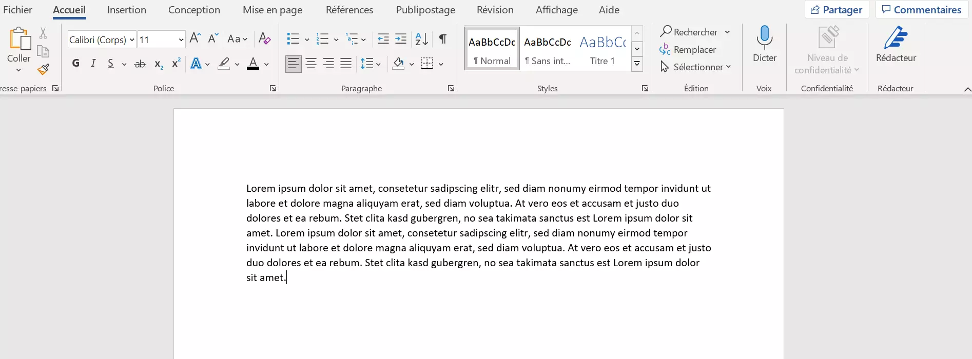 Microsoft Word : champ de texte 