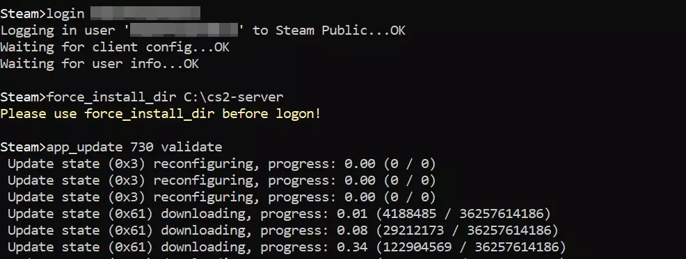 SteamCMD : installer le serveur CS2