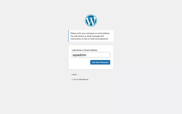 Réinitialiser le mot de passe pour se connecter à WordPress en Admin