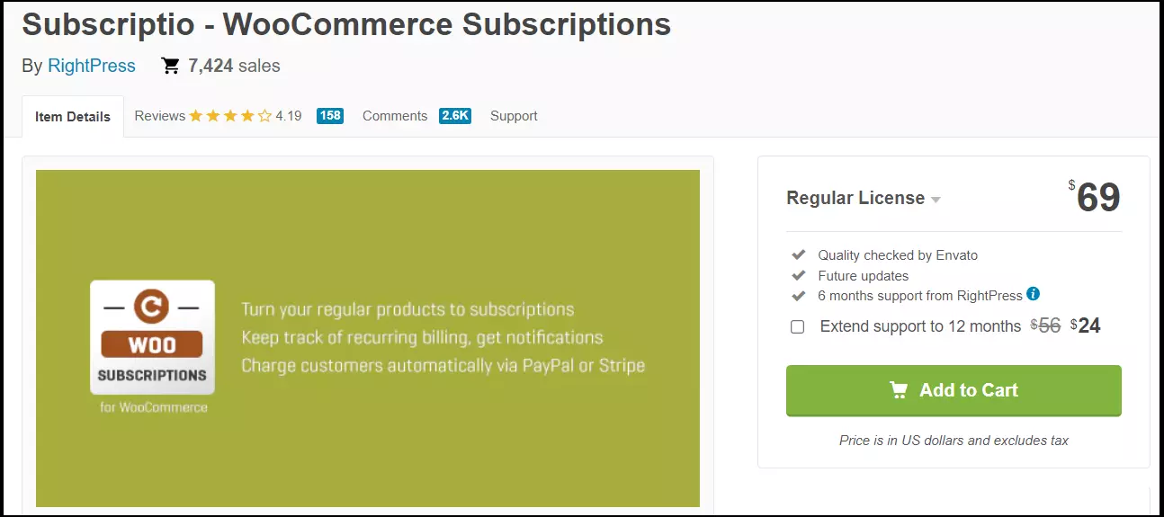 Site Web du plugin Subscriptio