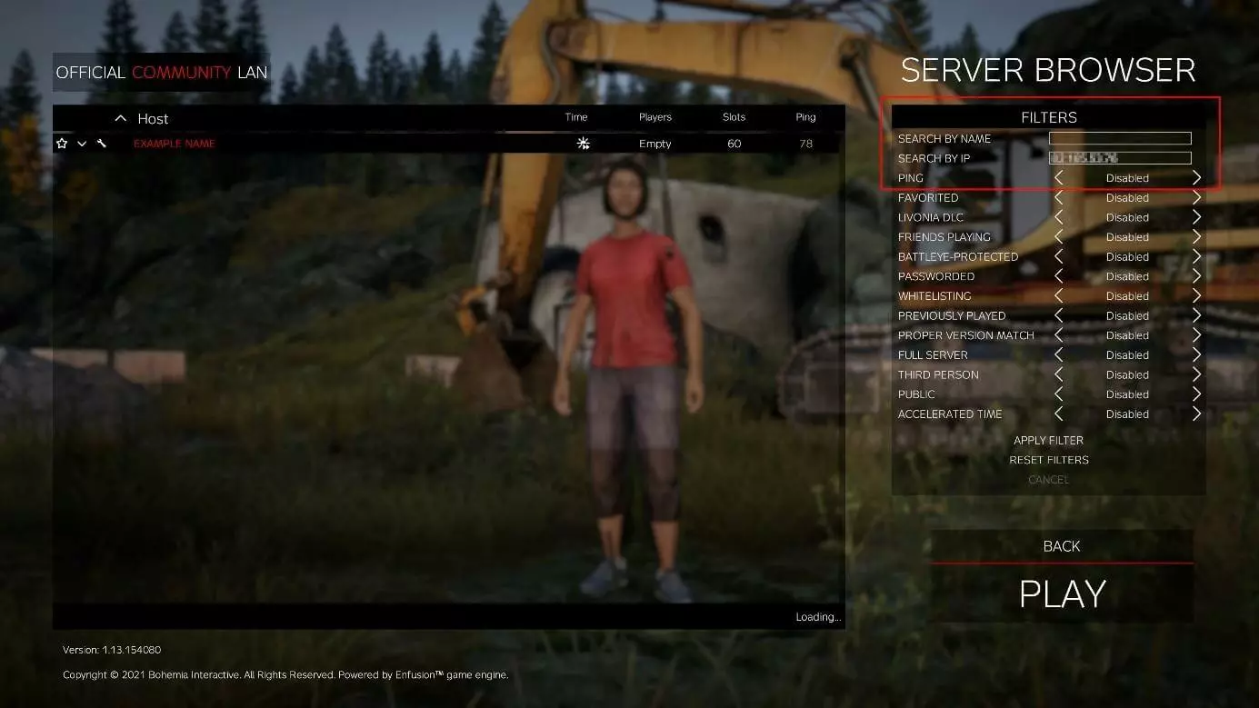 DayZ : perçu du serveur communautaire