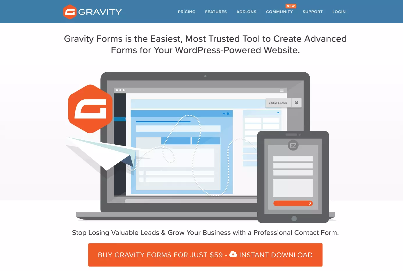 Le plugin formulaire Gravity Form WordPress