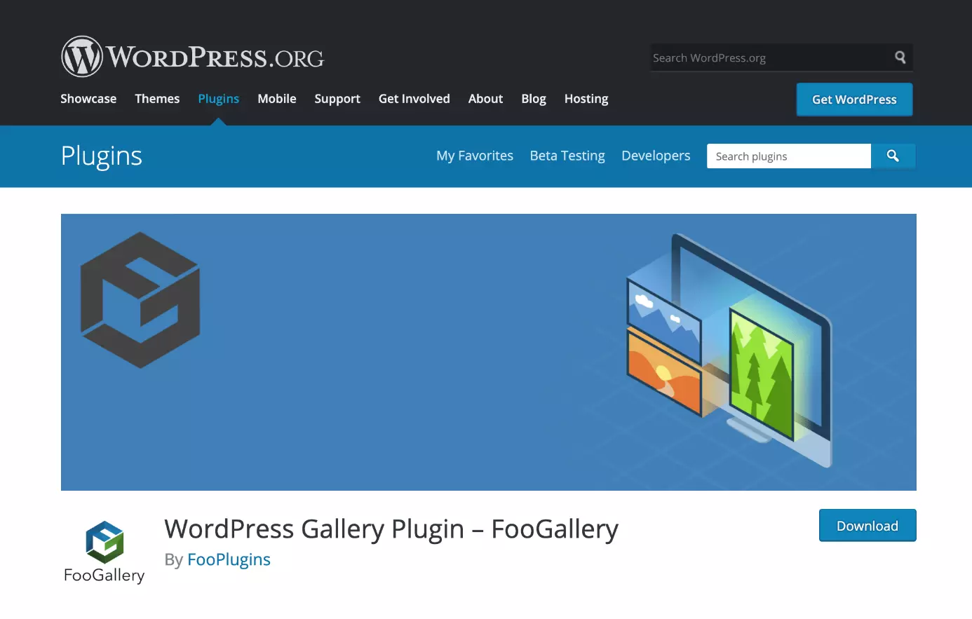 FooGallery propose une version allégée gratuite sur WordPress.org